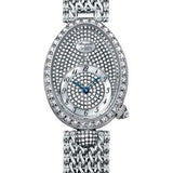 Breguet Reine de Naples 8928 - White Gold Case - Diamond Paved Dial - White Gold Chain Bracelet - 8928BB/8D/J20/DD00