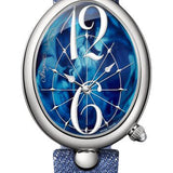 Breguet Reine de Naples 8967 - Steel Case - Mother-Of-Pearl Dial - Black Leather Strap - 8967ST/E8/786/3L