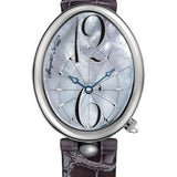 Breguet Reine de Naples 8967 - Steel Case - Mother-Of-Pearl Dial - Blue Fabric Strap - 8967ST589863L