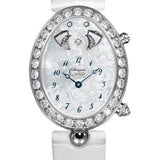 Breguet Reine de Naples 8978 - White Gold Case - Mother-Of-Pearl Dial - White Leather Strap - 8978BB/58/974/D00D3L