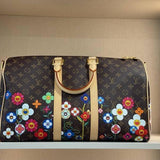 N/A Louis Vuitton M14182 - LV x TM Keepall 45 brown w/ painted figures