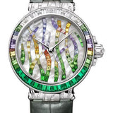 Breguet Marine Haute Joaillerie 9509 Emerald Poseidonia - White Gold Case - Mother-Of-Pearl Dial - Emerald Green Leather Strap - 9509BB/5E/984/ED0E
