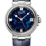 Breguet Marine Dame 9518 - Steel Case - Blue Dial - Blue Leather Strap - 9518ST/E2/984/D000