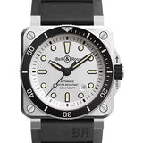 Bell & Ross BR 03-92 Diver White - Rubber Strap