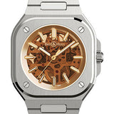 Bell & Ross BR 05 Skeleton Golden - Steel Bracelet