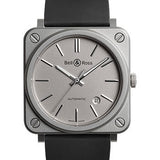 Bell & Ross BR S-92 Grey Matte Watch - Rubber Strap