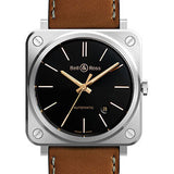Bell & Ross BR S-92 Golden Heritage Watch - Calfskin Strap