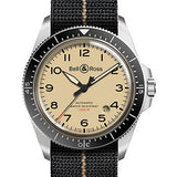 Bell & Ross BR V2-92 Military Beige Watch - Canvas Strap