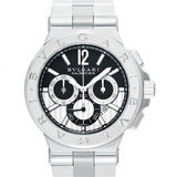 Bvlgari Diagono Automatic Black Dial Stainless Steel Men's Watch