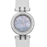 Bvlgari Quartz Blue Mother Of Pearl Dial Diamond Ladies Watch