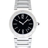 Bvlgari Quartz Black Dial Ladies Watch