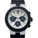 Bvlgari Aluminum Chronograph Automatic Grey Dial Men's Watch