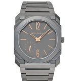 Bvlgari Octo Finissimo Automatic Grey Dial Titanium Men's Watch
