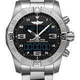 Breitling Exospace B55 Watch - Titanium - Black Dial - Metal Bracelet - EB5510H11B1E1