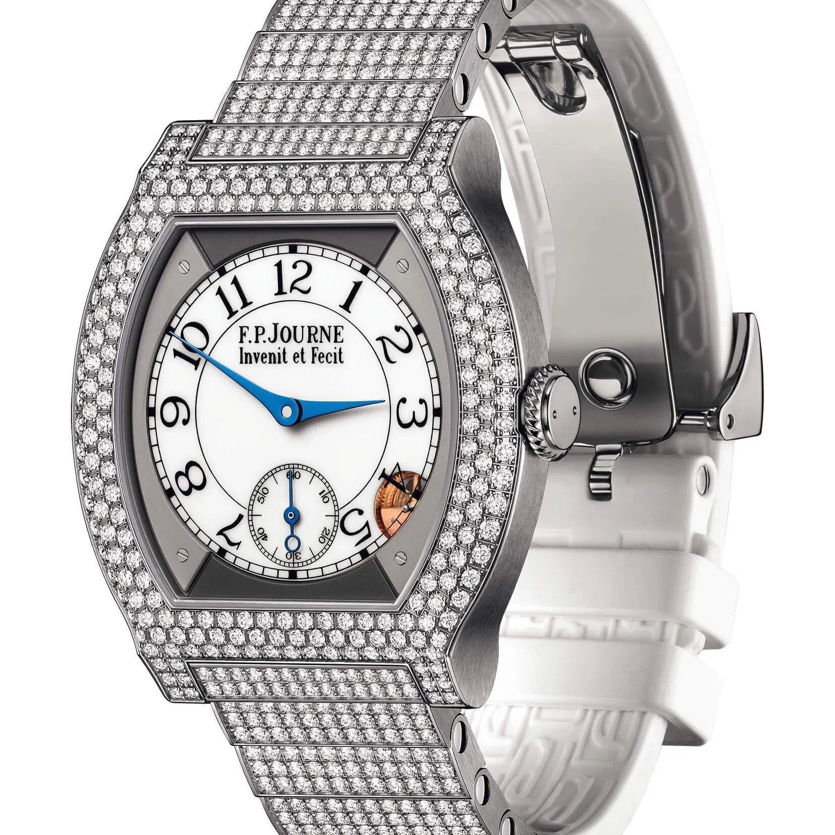F.P.Journe élégante 40 Titanium 12 Rows of Diamonds with Set Bracelet - 1210