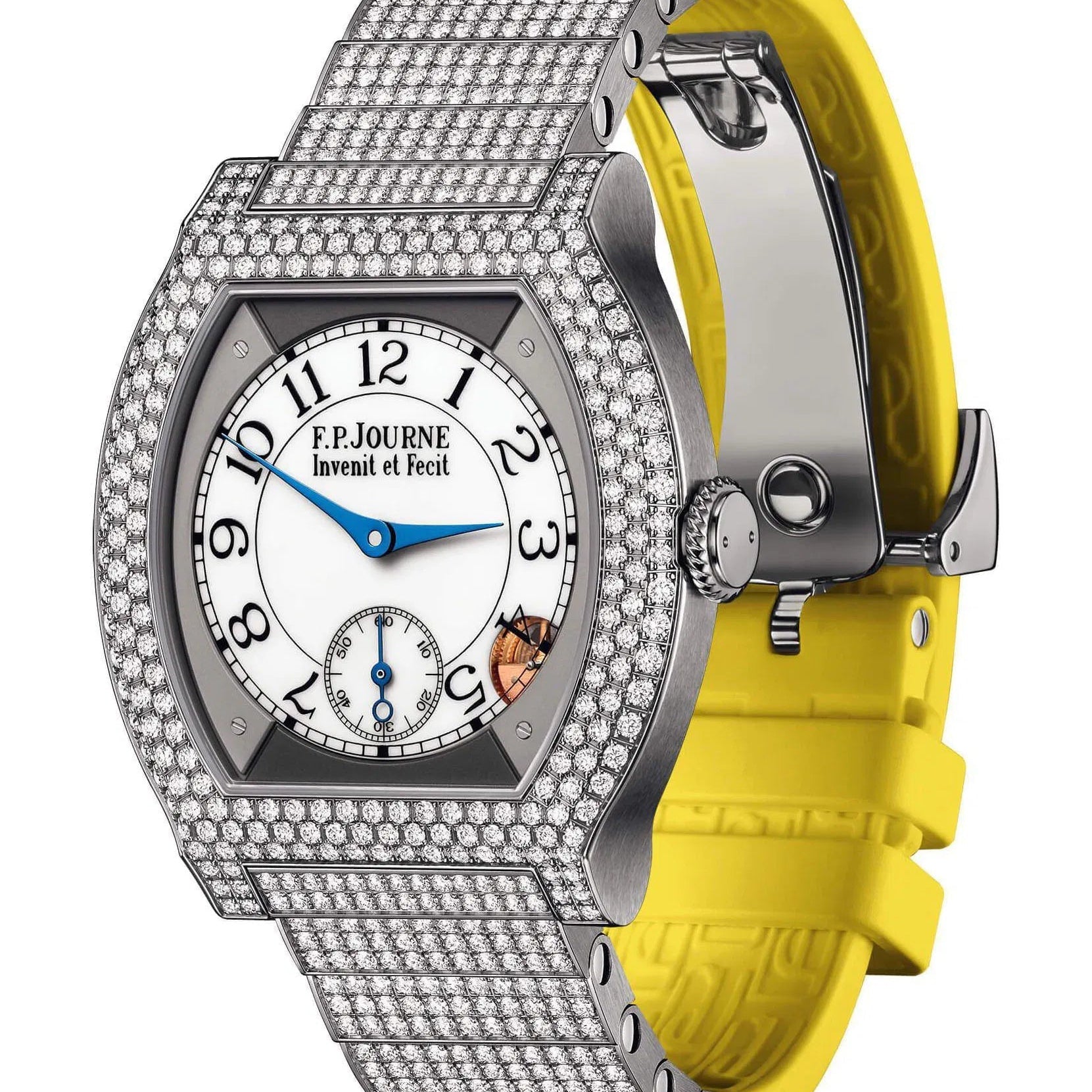 F.P.Journe élégante 40 Titanium 12 Rows of Diamonds with Set Bracelet - 1210