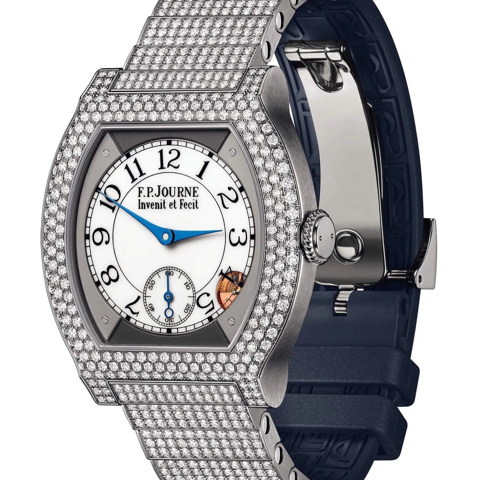 F.P.Journe élégante 40 Titanium 12 Rows of Diamonds with Set Bracelet - 1210