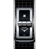 Chanel CODE COCO Quartz Watch - Steel Case - Black Dial - Steel And Black Ceramic Bracelet - H5147