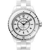Chanel J12 Automatic Watch - 33mm White Ceramic And Steel Case - White Dial - White Ceramic Bracelet - H5699