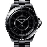 Chanel J12 Phantom Automatic Watch - 38mm Black Ceramic And Steel Case - Black Dial - Black Ceramic Bracelet - H6185