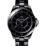 Chanel J12 Phantom Quartz Watch - 33mm Black Ceramic And Steel Case - Black Dial - Black Ceramic Bracelet - H6346