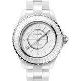 Chanel J12 - 33mm White Ceramic And Steel Case - White Dial - White Ceramic Bracelet - H6785