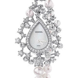 Chanel Comete Jewelry Watch - Milky Way Motif - White Gold Case - J4741