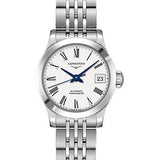 Longines Record collection Watch - 26 mm Steel Case - White Roman Dial - Bracelet - L2.320.4.11.6