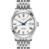 Longines Record collection Watch - 30 mm Steel Case - White Roman Dial - Bracelet - L2.321.4.11.6