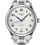 Longines Master Collection Watch - 38.5 mm Steel Case - Silver Barleycorn Arabic Dial - Bracelet - L2.628.4.78.6