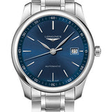 Longines Master Collection Watch - 40 mm Steel Case - Blue Dial - Bracelet - L2.793.4.92.6