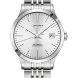 Longines Record collection Watch - 38.5 mm Steel Case - Silver Dial - Bracelet - L2.820.4.72.6
