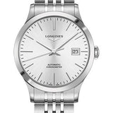 Longines Record collection Watch - 40 mm Steel Case - Silver Dial - Bracelet - L2.821.4.72.6