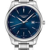 Longines Master Collection Watch - 42 mm Steel Case - Blue Dial - Bracelet - L2.893.4.92.6