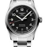 Longines Spirit Automatic Watch - 37 mm Steel Case - Black Arabic Dial - Bracelet - L3.410.4.53.6