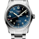Longines Spirit Automatic Watch - 37 mm Steel Case - Blue Arabic Dial - Bracelet - L3.410.4.93.6
