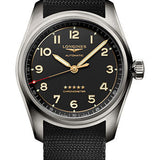 Longines Spirit Automatic Watch - 40 mm Titanium Case - Anthracite Arabic Dial - Anthracite Synthetic Strap - L3.810.1.53.2
