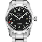 Longines Spirit Prestige Edition Watch - 40 mm Steel Case - Black Arabic Dial - L3.810.4.53.9