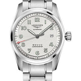 Longines Spirit Automatic Watch - 40 mm Steel Case - Silver Arabic Dial - Bracelet - L3.810.4.73.6