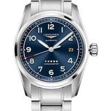Longines Spirit Automatic Watch - 40 mm Steel Case - Blue Arabic Dial - Bracelet - L3.810.4.93.6