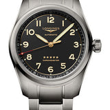 Longines Spirit Automatic Watch - 42 mm Titanium Case - Anthracite Arabic Dial - Titan Bracelet - L3.811.1.53.6