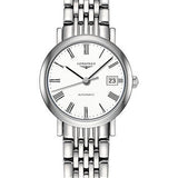 Longines Elegant Collection Watch - 25.5 mm Steel Case - White Roman Dial - Bracelet - L4.309.4.11.6