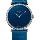 Longines La Grande Classique De Longines Quartz Watch - 29 mm Steel Diamond Case - Blue Dial - Blue Strap - L4.523.0.90.2