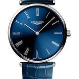 Longines La Grande Classique De Longines Quartz Watch - 38 mm Steel Case - Blue Roman Dial - Blue Strap - L4.866.4.94.2