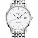 Longines Elegant Collection Watch - 39 mm Steel Case - White Dial - Bracelet - L4.910.4.12.6