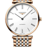 Longines La Grande Classique De Longines Automatic Watch - 38 mm Red PVD Case - White Roman Dial - Steel And Red PVD Bracelet - L4.918.1.91.7