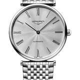 Longines La Grande Classique De Longines Automatic Watch - 38 mm Steel Case - Silver FlinquŽ Roman Dial - Bracelet - L4.918.4.71.6