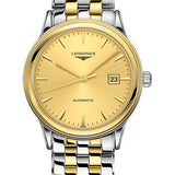 Longines Flagship Watch - 40 mm Steel And Yellow PVD Case - Gilt Dial - Bracelet - L4.984.3.32.7