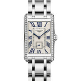 Longines DolceVita Quartz Watch - 20.80 X 32 mm Steel Diamond Case - Silver FlinquŽ Roman Dial - Bracelet - L5.255.0.71.6