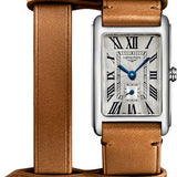 Longines DolceVita X YVY Small Seconds Quartz Watch - 20.80 X 32 mm Steel Case - Silver FlinquŽ Roman Dial - Brown Strap - L5.255.4.71.B